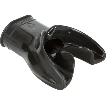 DECATHLON Jednohustotní náustek regulátoru tlaku SCD silikonový černý ČERNÁ