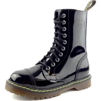 Dámská obuv Steel boty 10 dírek 105/106/AL/KEN černá lak, velikost 38