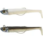 CAPERLAN Měkká nástraha na mořský rybolov texan Ancho 90 12 g stříbrná černý hřbet / bílý hřbet BÍLÁ|ČERNÁ