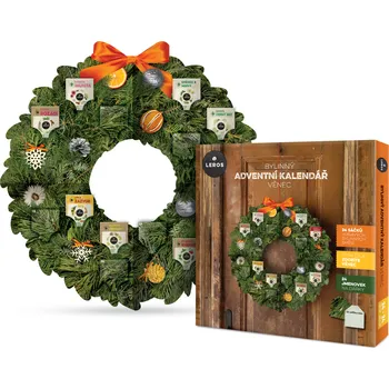 Čaj Leros Adventní věnec s bylinkovými čaji 24 sáčků