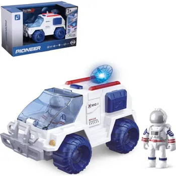 autodráha Vozidlo vesmírné na setrvačník set s kosmonautem na baterie Světlo Zvuk