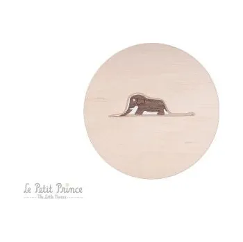 Obraz Dřevěná dekorace Slon v hroznýš s možností výměny či vrácení do 30 dnů - IND15