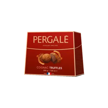 Cukrovinka Bonboniéra Pergalē Truffles 200 g pralinky s příchutí koňak COGNAC (příchuť koňak)