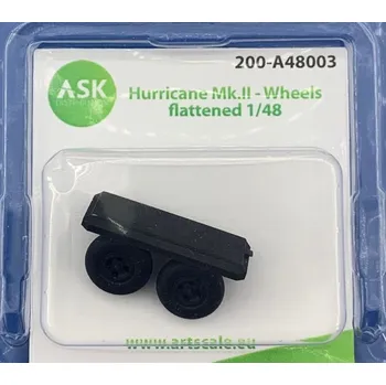 Plastikový model ASK 1/48 Hurricane Mk.II - Wheels flattened