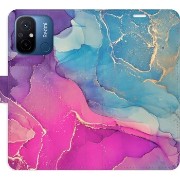 Pouzdro na mobilní telefon Flipové pouzdro iSaprio - Colour Marble 02 - Xiaomi Redmi 12C