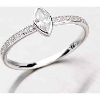Šperk Dámský prsten stříbro 925 zirkon rhodiovaný ze stříbra RXC15140058ZIR velikost 51