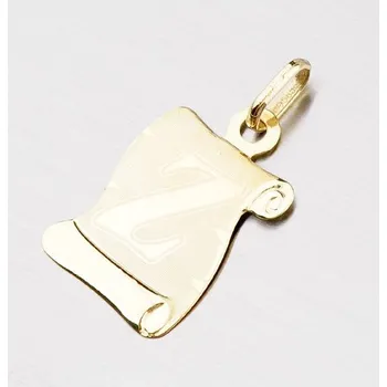 Přívěsek Přívěsek žluté zlato 585 pergamen s písmenkem 43-2065-Z