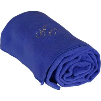 Dětská deka Kaarsgaren Dětská flísová deka s pejskem 70x100 cm tmavomodrá