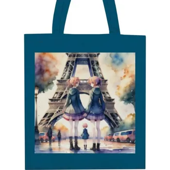 Nákupní taška Nákupní taška unisex s potiskem Výlet do Paříže