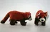 Plyšová hračka Lamps Panda červená 27 cm