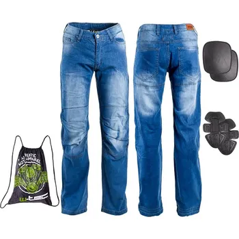 Moto kalhoty W-Tec Pánské moto jeansy W-TEC Davosh Barva modrá, Velikost S