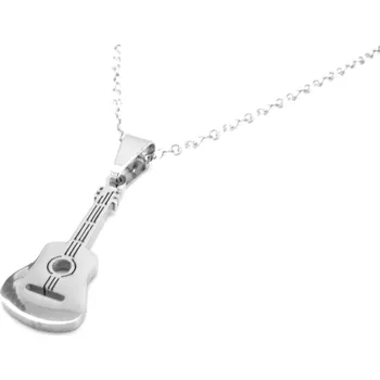 Náhrdelník Steel Jewelry Náhrdelník kytara z chirurgické oceli NH130202 dárkové balení zdarma