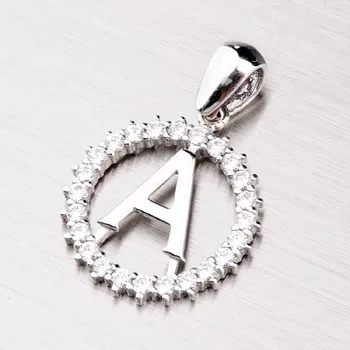 Přívěsek Přívěsek stříbro 925 zirkon písmeno se - MPN5192-A