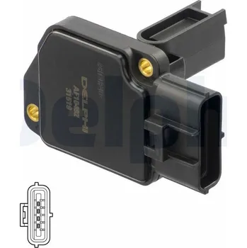 Čidlo automobilu Snímač množství protékajícího vzduchu DELPHI AF10492-12B1