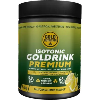 Iontový nápoj GoldNutrition Gold Drink Premium 600 g lemon