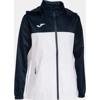 JOMA Dámská sportovní bundaJOMA MONTREAL RAINCOAT WHITE NAVY Velikost: S, Barva: WHITE-NAVY