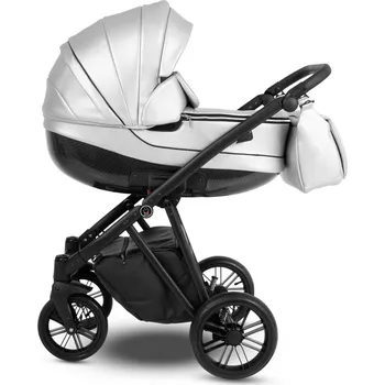 Kočárek Dětský kočárek Camarelo Zeo Eco, Eco-7 Stříbrná