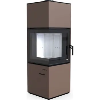 Krbová kamna DEFRO HOME Defro Home Quadroom hnědá