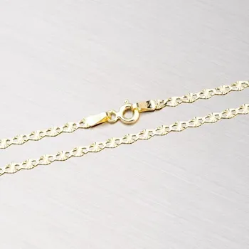 Řetízek Řetízek žluté zlato 585 gravírováním 45-1408 délka 42 cm