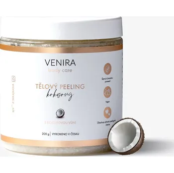 Tělová kosmetika VENIRA tělový peeling- kokosový, 200 g