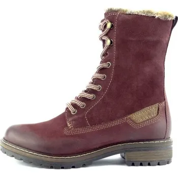 Dámská zimní obuv Klondike kotníková obuv 022H18 bordó, velikost 38