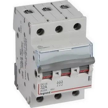 Elektrická zásuvka DX3 VYPÍNAČ 3P 32A 400V 3DIN LEGRAND 406465