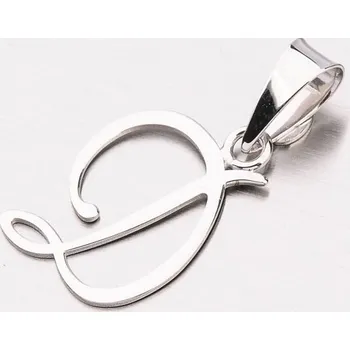 Přívěsek Přívěsek bílé zlato 585 - písmeno D 43-21029-D