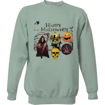 Pánská mikina Mikina bez kapuce Unisex s potiskem Hallowen9 pánské
