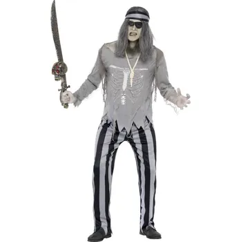 Karnevalový kostým Halloween kostým pirátský zombie M