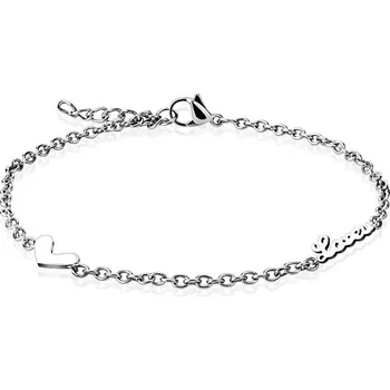 Náramek Dámský náramek ocel SSAHBJ-14278-ST délka 19 cm