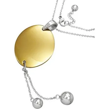 Náhrdelník Dámský náhrdelník ocel zirkony GCAT083 délka 40 cm