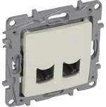 Legrand 764674 NIL 2XRJ45 C6 UTP BÉŽOVÁ