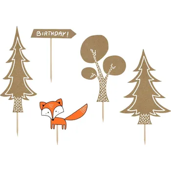 Party dekorace Lesní dekorace na dort