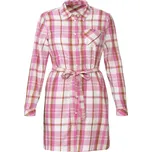 esmara® Dámské flanelové šaty (42, kostka/růžová/bílá)