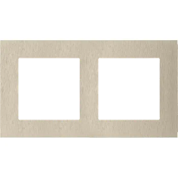 SIMON TRN2/189 Rámeček 2 násobný, kovový bílá
