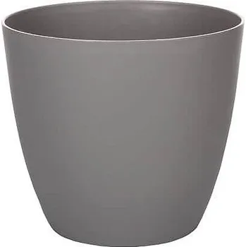 Květináč PLASTKON Ella Mat dekorativní květináč šedá Průměr: 25 cm