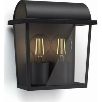 Venkovní osvětlení Philips Harvest SVÍTIDLO VENKOVNÍ NÁSTĚNNÉ E27 max. 2x42W, IP44, černá