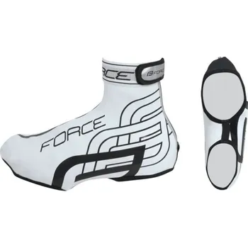 Cyklistické návleky Návleky na tretry Force Rainy White Varianta: M