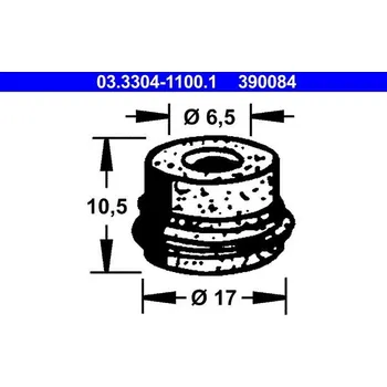 Přislušenství brzdového systému Uzávěr nádržky na brzdovou kapalinu ATE 03.3304-1100.1