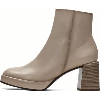 Dámské kozačky Hispanitas dámské kožené polokozačky béžové Velikost: 35