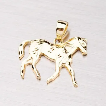 Přívěsek Přívěsek žluté zlato 585 - kůň 43-21176