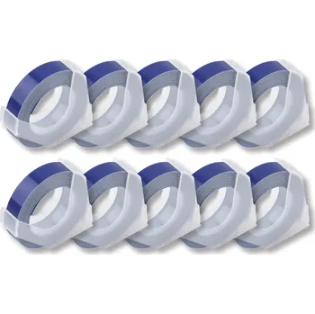 Tiskárna štítků MoTEX Cidy Embossing Label Tapes 10pcs Blue