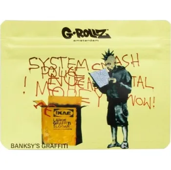 Sáček na potraviny Zip sáček G-Rollz Banksy's Graffiti - 105x80 mm Varianta: Ikea Punk