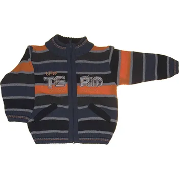 Chlapecký svetr Eko Chlapecký pletený svetr oranžový NM-383 vel.86