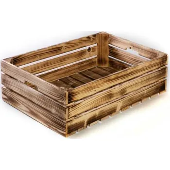 Úložný box Opálená bedýnka 60x40x18