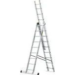 J.A.D. Tools 7804 Žebřík 3x9 příček Al trojdílný