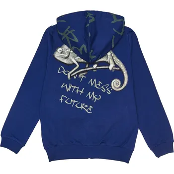 Chlapecké oblečení Chlapecká mikina - Winkiki WJB 82274, modrá Barva: Modrá, Velikost: 128