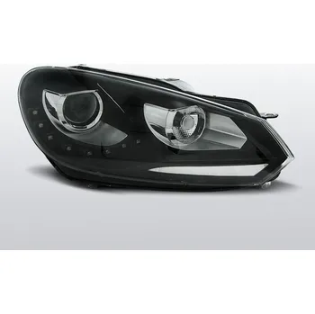Přední světlomet Přední světla, VW GOLF VI, 2008-2012, DAYLIGHT ČERNÁ TRU DRL (88.LPVWG3)