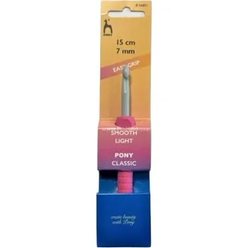 Jehlice Háček s pogumovanou rukojetí vel. od 7 mm do 15 mm Pony