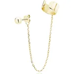 Olivie Stříbrná náušnice GOLD s řetízkem 1 ks 7803 Ag 925; ≤1,3 g.